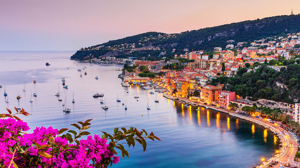 French Riviera Shoreline