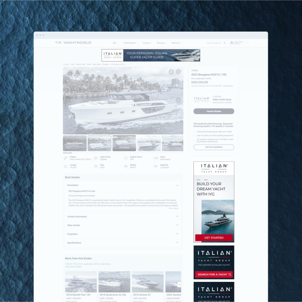 Data-driven digital strategy by Italian Yacht Group