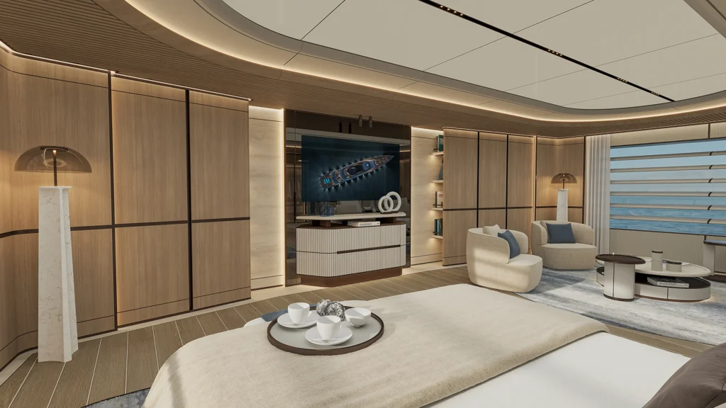 ISA Gran Turismo 66m master stateroom